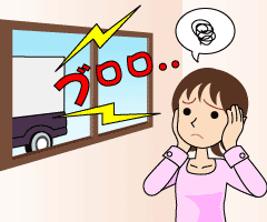 窓から出入りする音が一番の原因